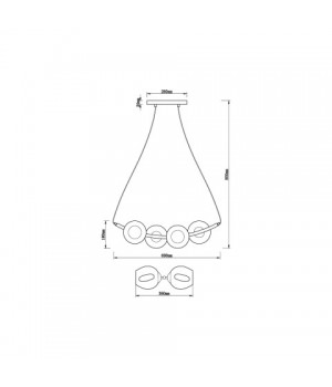 Подвесной светильник Vele Luce Astoria VL5002P41-foto5