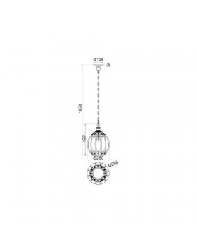 Подвесной светильник Vele Luce Helen VL4266P31-foto6