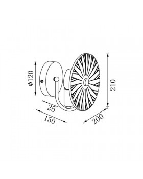 Бра Vele Luce Sirena VL3203W01-foto5