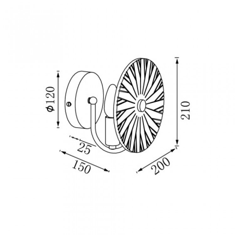 Бра Vele Luce Sirena VL3203W01