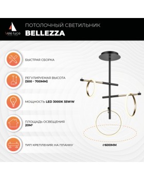 Потолочный светильник Vele Luce Bellezza VL7262L03-foto4