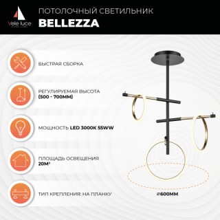Потолочный светильник Vele Luce Bellezza VL7262L03-foto4