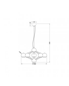 Подвесная люстра Vele Luce Azore VL5173P08-foto5