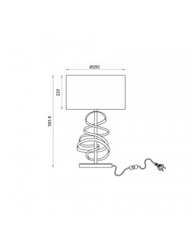 Настольная лампа Vele Luce Violino VL4174N01-foto6
