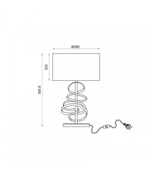 Настольная лампа Vele Luce Violino VL4174N01-foto6
