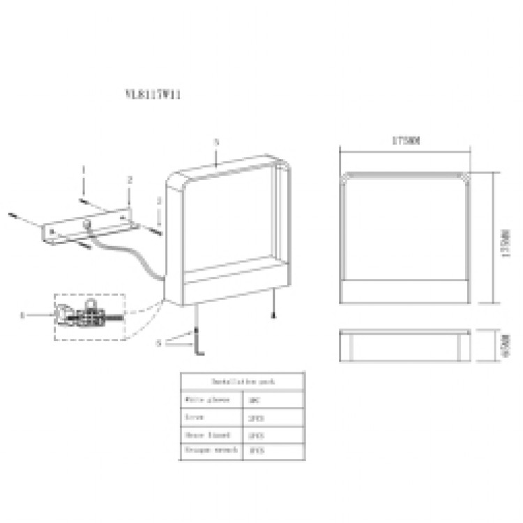 Подсветка Vele Luce Casteli VL8117W11