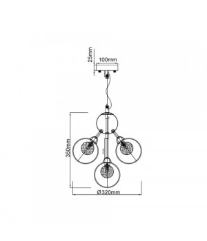 Подвесная люстра Vele Luce Dandelion VL1173L05-foto4