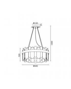 Подвесной светильник Vele Luce Fantasma VL3195P12-foto6