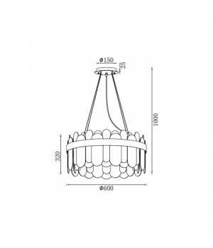 Подвесной светильник Vele Luce Fantasma VL3195P12-foto6
