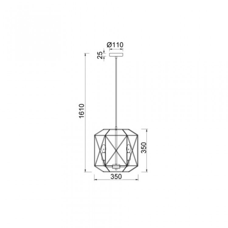 Подвесной светильник Vele Luce Evans VL4032P03