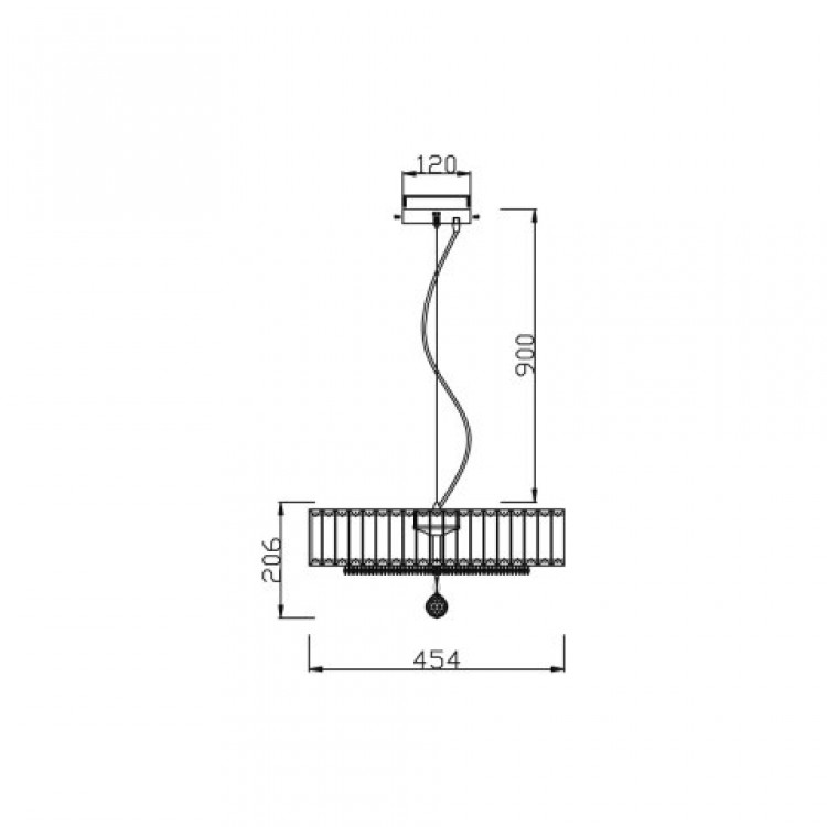 Подвесная люстра Vele Luce Vistosa VL1563P03