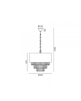 Подвесная люстра Vele Luce Fata VL3173P07-foto6