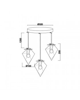 Подвесной светильник Vele Luce Cassiopea VL1154P03-foto6