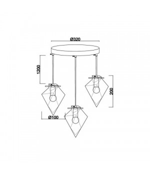 Подвесной светильник Vele Luce Cassiopea VL1154P03-foto6