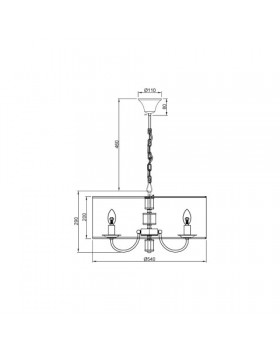 Подвесная люстра Vele Luce Soprano VL4194P05-foto6