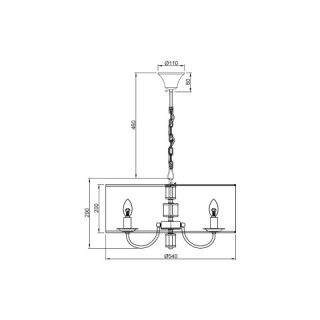 Подвесная люстра Vele Luce Soprano VL4194P05-foto6