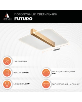 Потолочный светильник Vele Luce Futuro VL7224L21-foto5