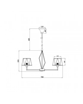 Подвесная люстра Vele Luce Si VL2191L06-foto6