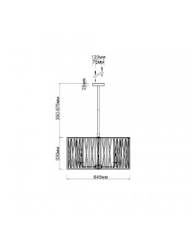 Подвесная люстра Vele Luce Merluzzo VL1482L06-foto3
