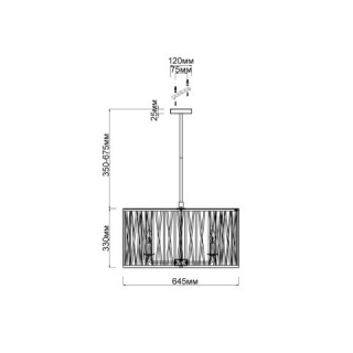 Подвесная люстра Vele Luce Merluzzo VL1482L06-foto3