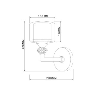 Бра Vele Luce Lotus VL1054W01-foto6