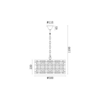 Подвесная люстра Vele Luce Riccio VL3164P05-foto4