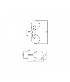 Бра Vele Luce Galassia VL1872W02-foto4