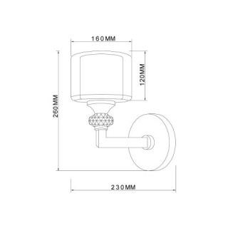 Бра Vele Luce Lotus VL1053W01-foto4