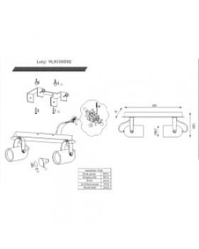 Спот Vele Luce Luigi VL8055S02-foto6