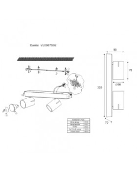 Спот Vele Luce Carrisi VL8067S02-foto3