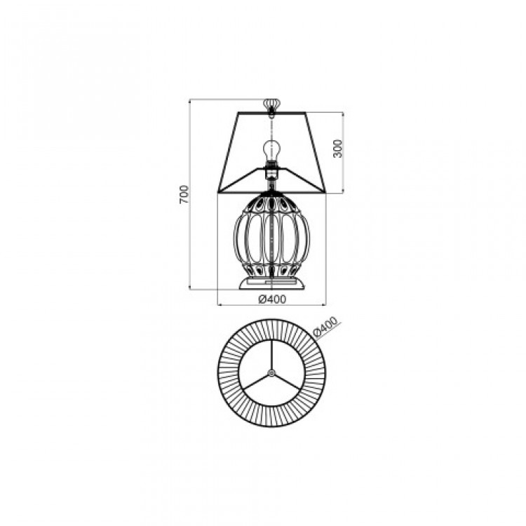 Настольная лампа Vele Luce Helen VL4263N11