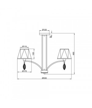 Потолочная люстра Vele Luce Sinfonia VL4184L06-foto7