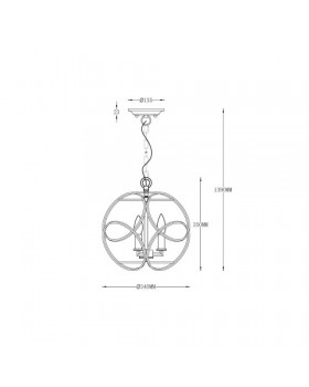 Подвесной светильник Vele Luce Viola VL4164P03-foto6