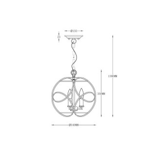Подвесной светильник Vele Luce Viola VL4164P03-foto6