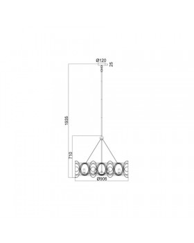 Подвесная люстра Vele Luce Stradivario VL4104P06-foto5