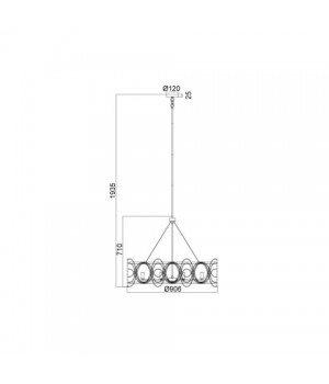 Подвесная люстра Vele Luce Stradivario VL4104P06-foto5