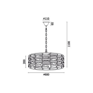 Подвесная люстра Vele Luce Brianna VL3083P08-foto2