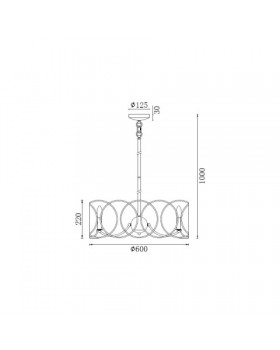 Подвесная люстра Vele Luce Vita VL4234P08-foto5