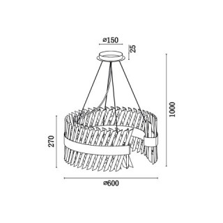 Подвесная люстра Vele Luce Lion VL3015P14-foto7