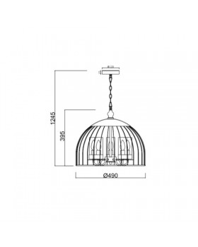 Подвесная люстра Vele Luce Florian VL5061P05-foto5