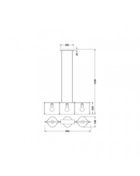 Подвесной светильник Vele Luce Cross VL5272P03-foto6