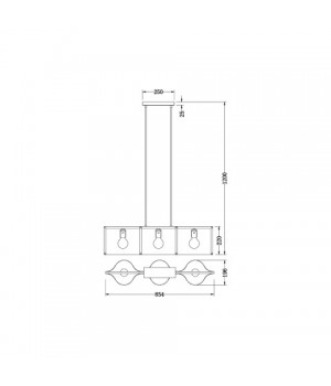 Подвесной светильник Vele Luce Cross VL5272P03-foto6