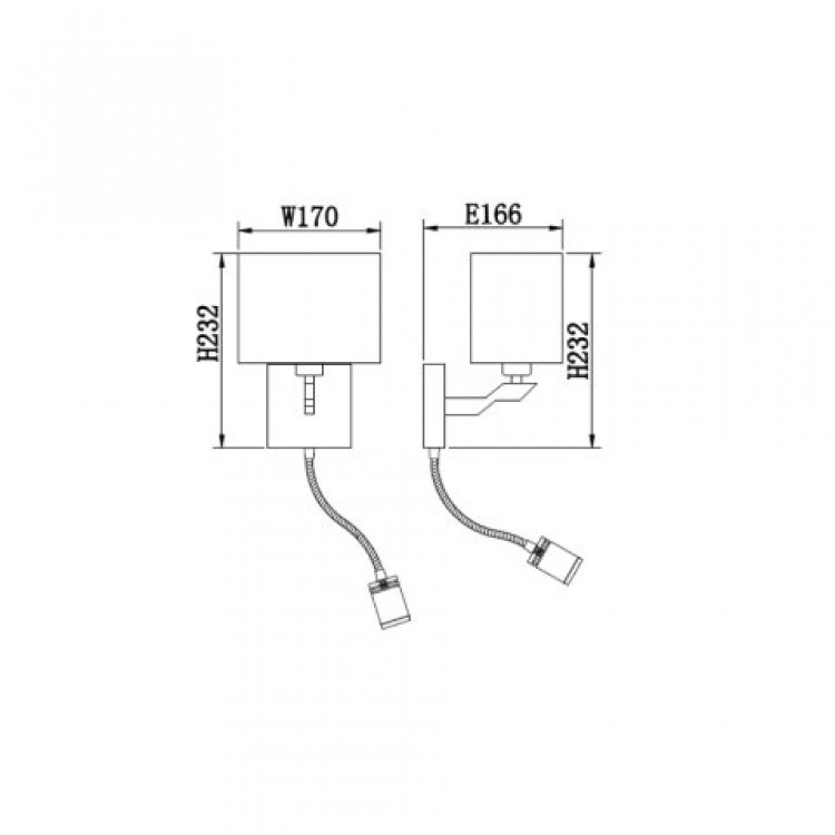 Бра Vele Luce Ultimo VL1523W02