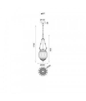 Подвесной светильник Vele Luce Helen VL4266P23-foto5