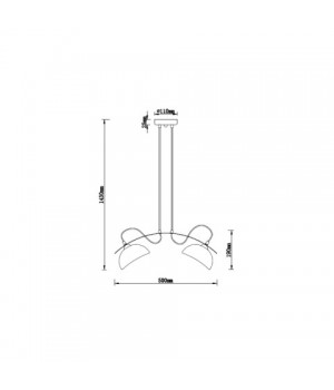 Подвесной светильник Vele Luce Musicista VL5462P22-foto4