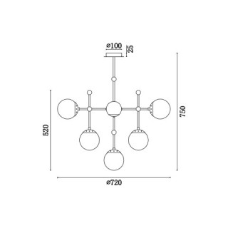 Подвесная люстра Vele Luce Modena VL5013P10-foto5