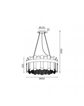 Подвесной светильник Vele Luce Delizia VL3185P12-foto6
