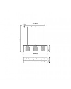 Подвесной светильник Vele Luce Morrison VL5472P03-foto5