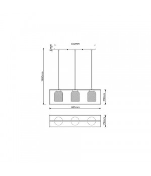 Подвесной светильник Vele Luce Morrison VL5472P03-foto5