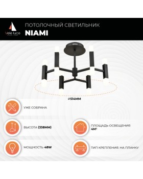 Потолочный светильник Vele Luce Niami VL7142L12-foto5
